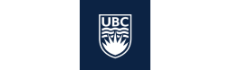 ロゴ：University of British Columbia（ブリティッシュコロンビア大学）紺色
